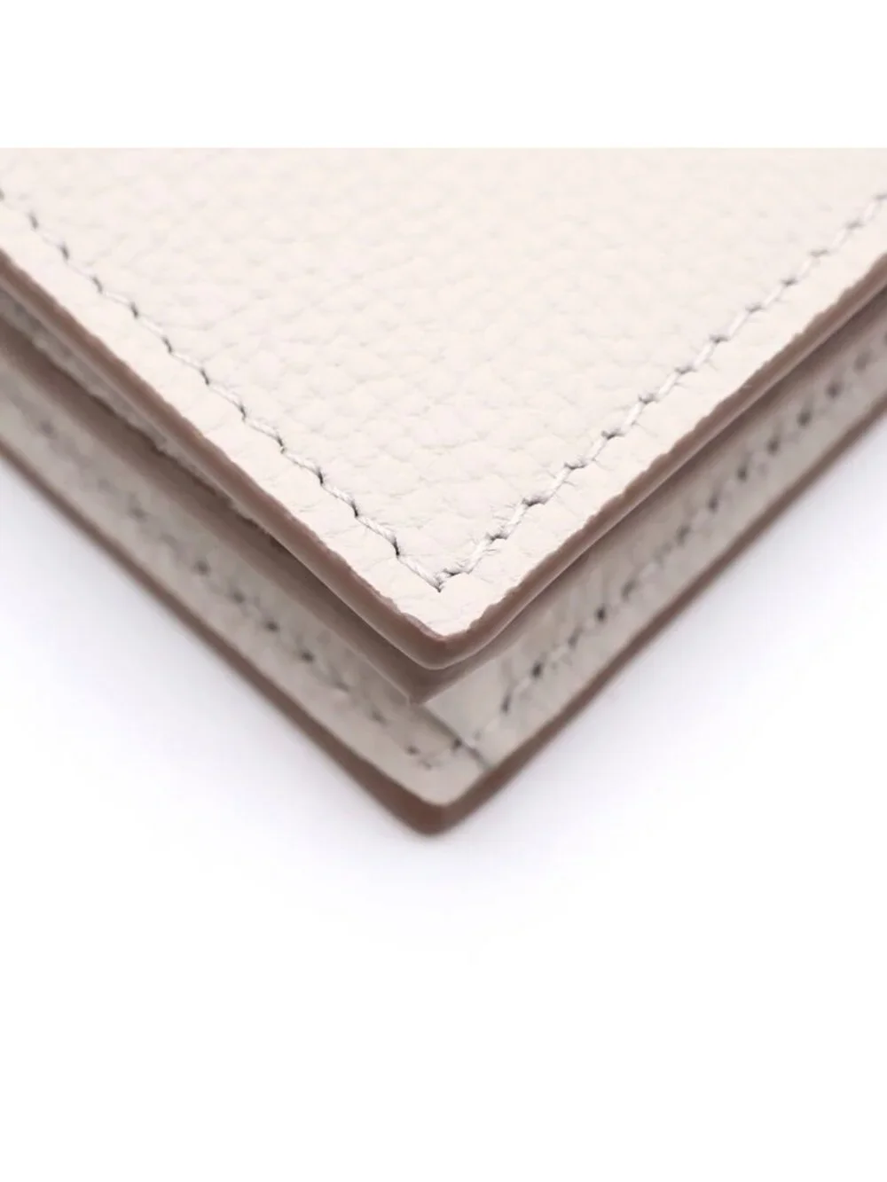 Loewe Anagram Leather Card Case Business Holder Beige